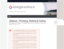 Tablet Screenshot of energia-eolica.it
